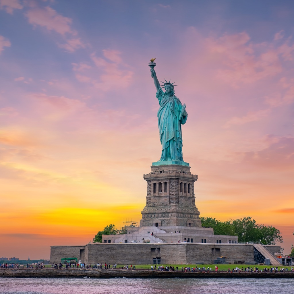 Image of the Statue Of Liberty in New York, USA